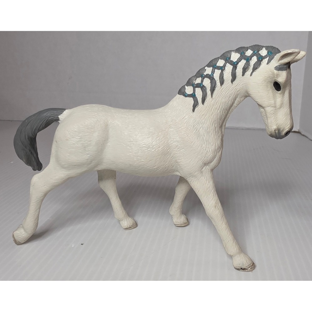 Schleich Arabian‎ Mare Horse Figurine Small White Fair 13884